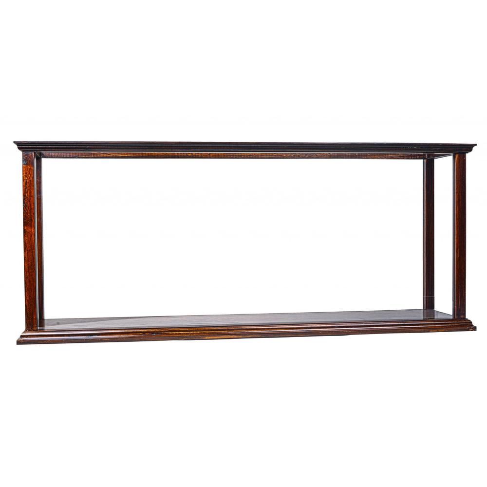 9.5" x 38.5" x 16" Display Case for Cruise Liner Midsize Classic Brown - 364373. Picture 3
