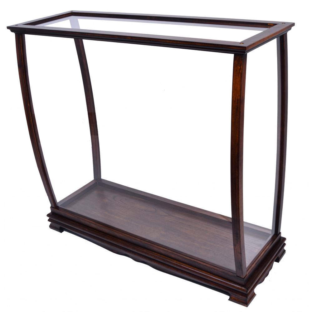 13.75" x 40" x 39.25" BrownTable Top Display Case Classic - 364380. Picture 1