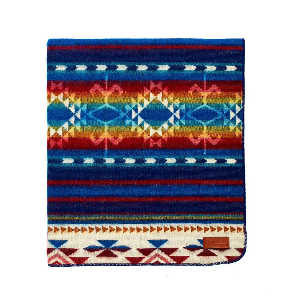 Ultra Soft Southwestern Rainbow Handmade Woven Blanket - 366044. Picture 7