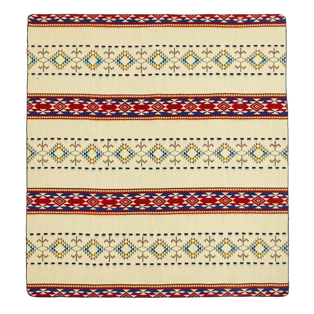 Ultra Soft Southwestern Rainbow Handmade Woven Blanket - 366044. Picture 2
