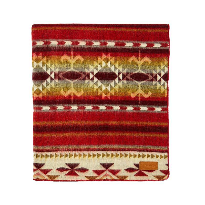 Ultra Soft Southwestern Red Hot Handmade Woven Blanket - 366045. Picture 5