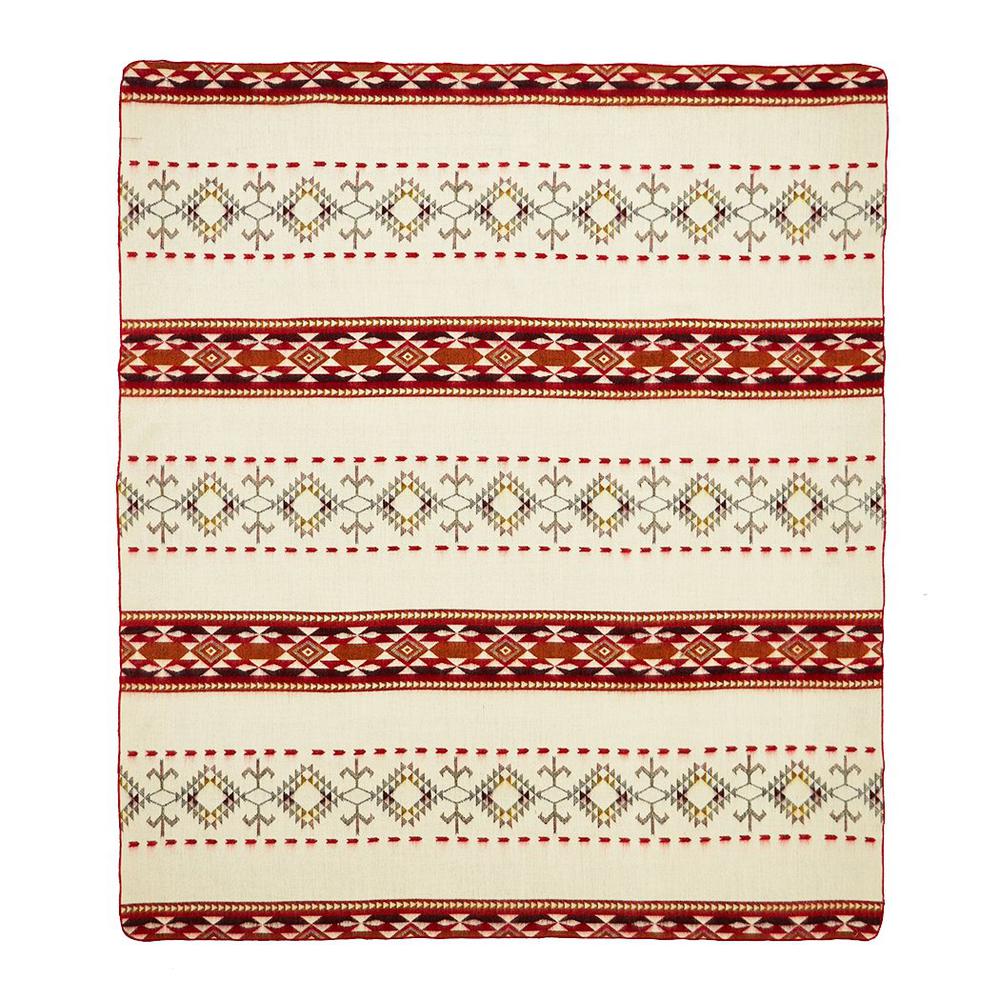 Ultra Soft Southwestern Red Hot Handmade Woven Blanket - 366045. Picture 2