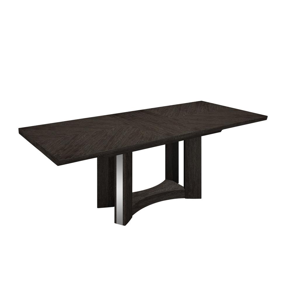 98" X 43" X 30" Gray  Dining Table - 366216. Picture 1