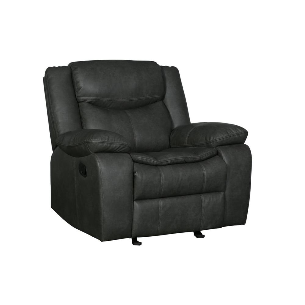 42" Gray Reclining Chair - 366301. Picture 1
