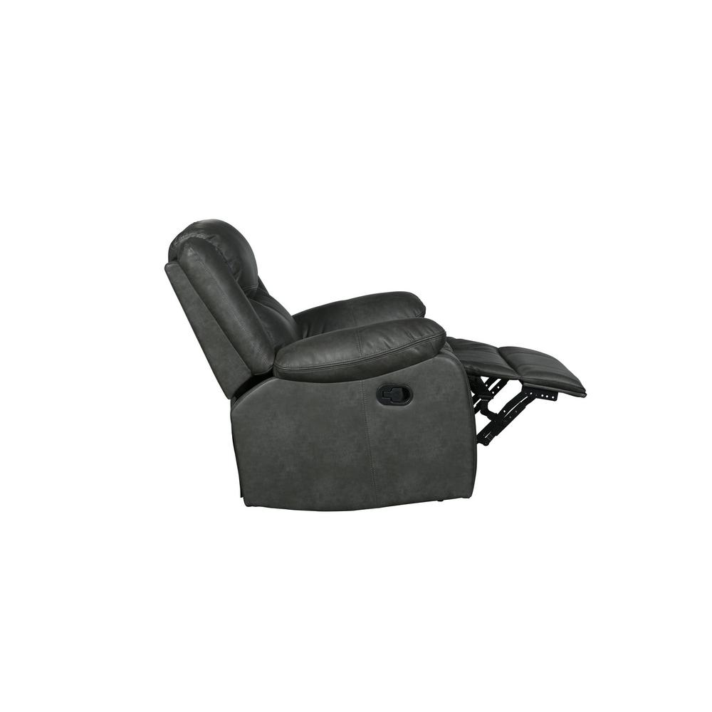 42" Gray Reclining Chair - 366301. Picture 4