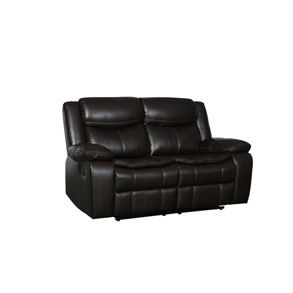 64" X 36" X 40" Brown  Loveseat - 366305. Picture 2