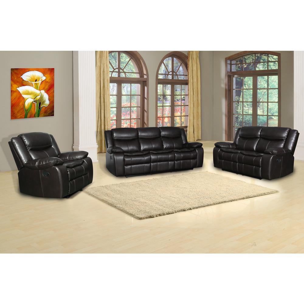 192" X 108" X 120" Brown  Sofa Set - 366308. Picture 1