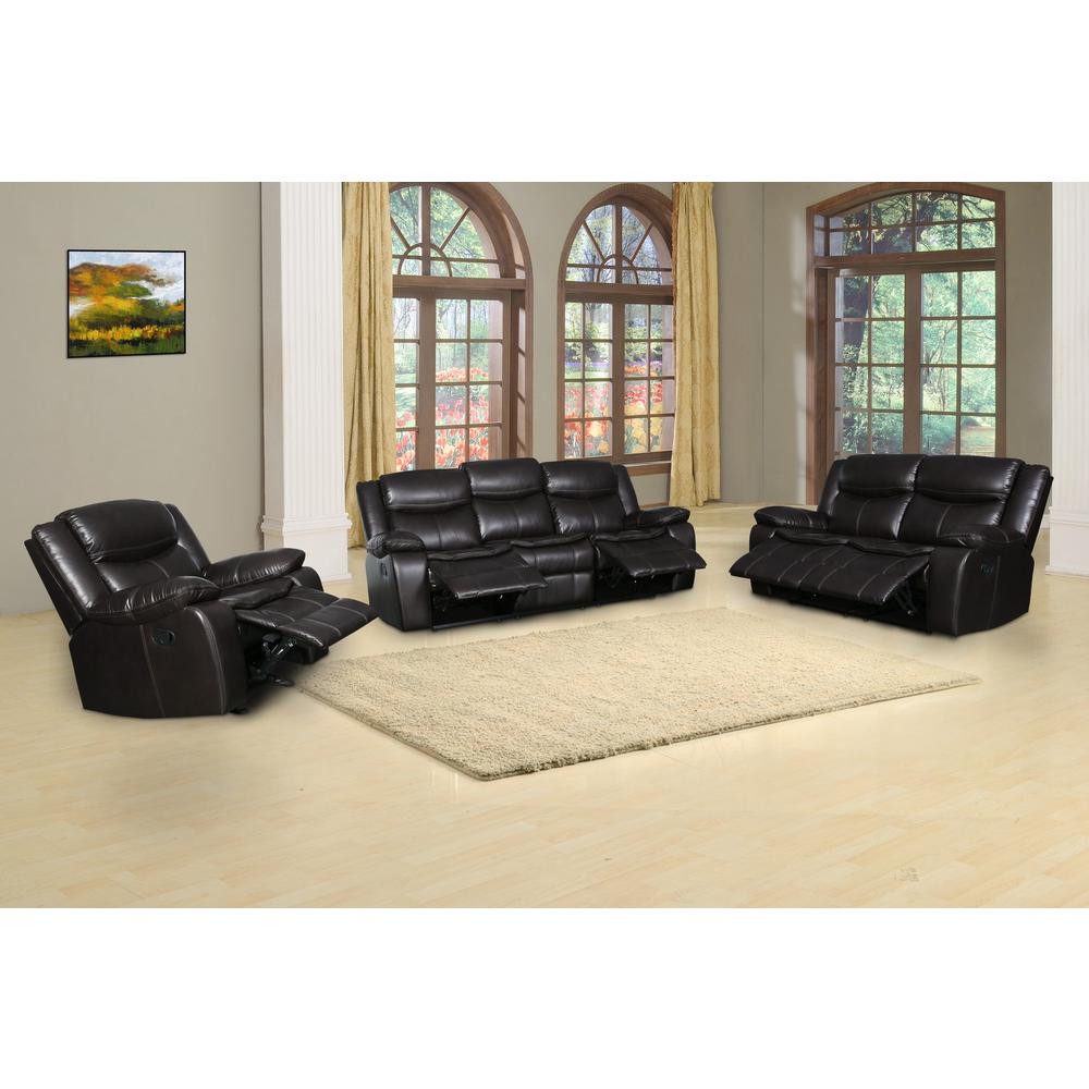 192" X 108" X 120" Brown  Sofa Set - 366308. Picture 2