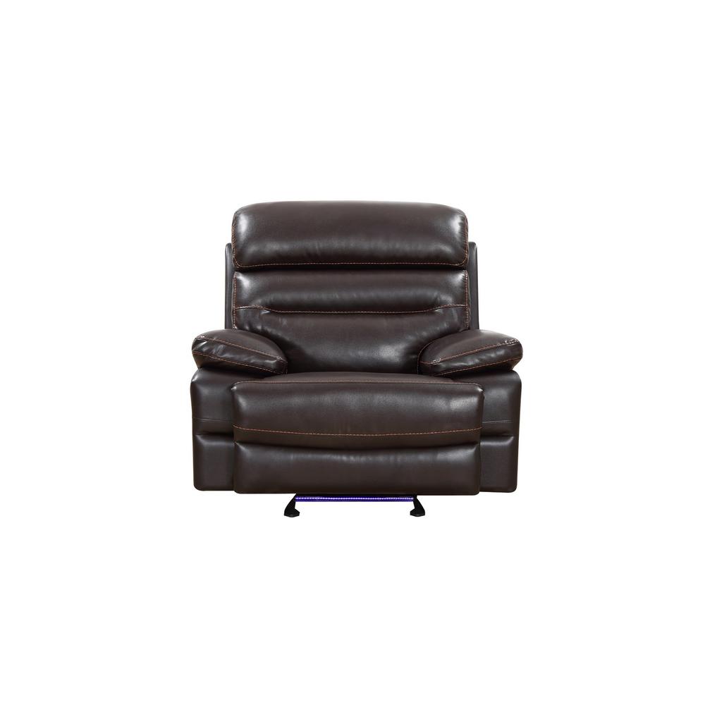 43" X 40" X 41" Brown  Power Reclining Chair - 366313. Picture 1