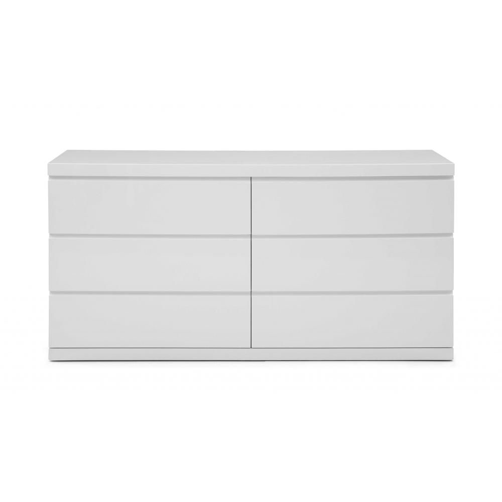 63" X 20" X 30" White Double Dresser - 370684. Picture 2