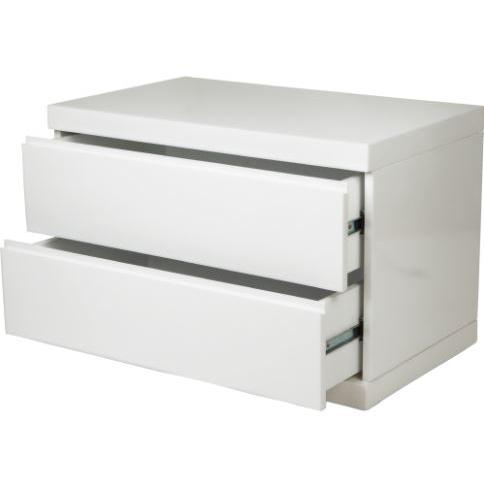 30" X 18" X 20" White Nightstand - 370734. Picture 2