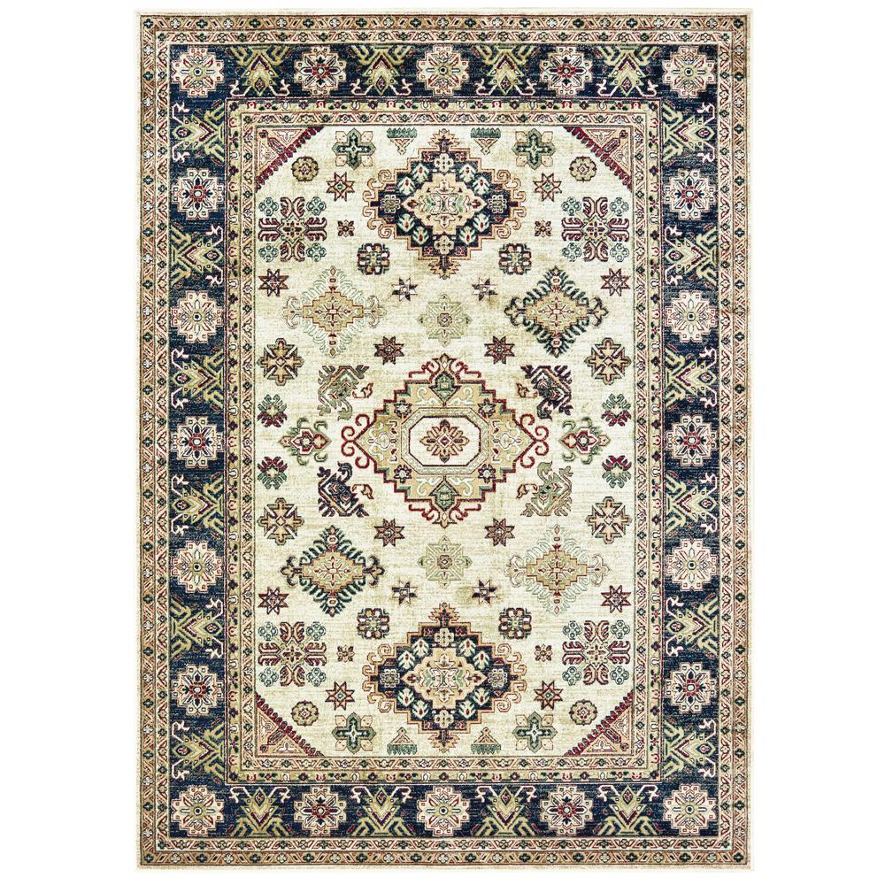 108" x 144" Ivory Viscose Oversize Rug - 371061. The main picture.