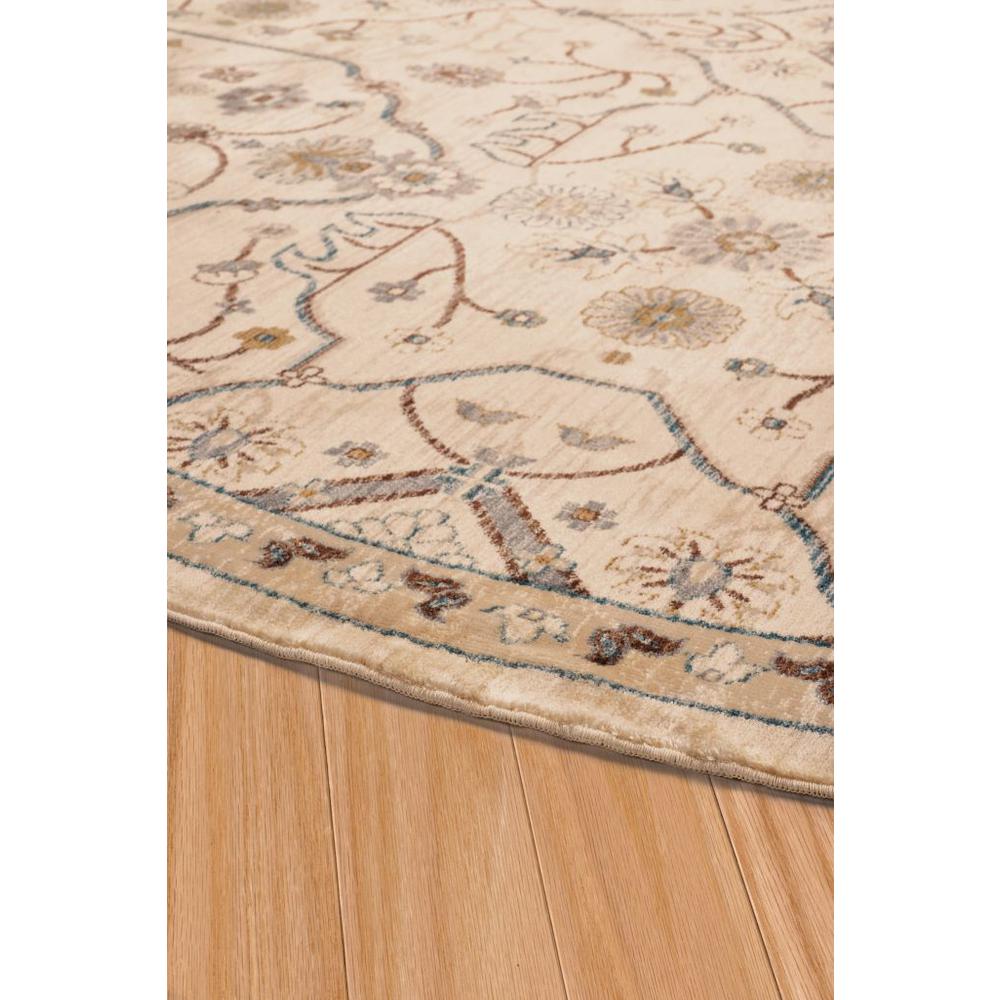94" x 126" Bone Polyester Oversize Rug - 371741. Picture 3