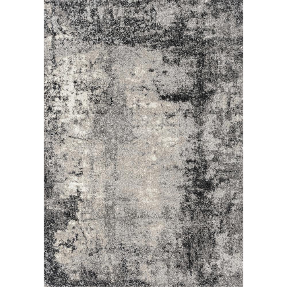 22" x 86" Grey Polypropylene Runner Rug - 372003. The main picture.