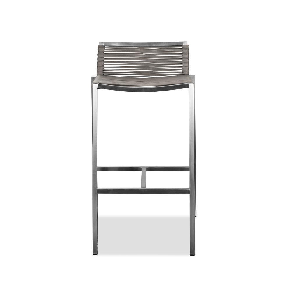 18" X 16" X 33" Stainless Steel Bar Stool - 372057. Picture 1