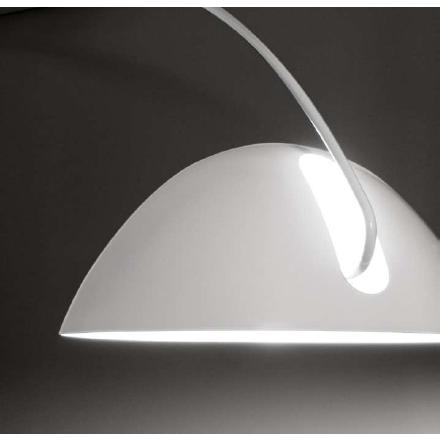 79" X 90.5" White Carbon Floor Lamp - 372214. Picture 2
