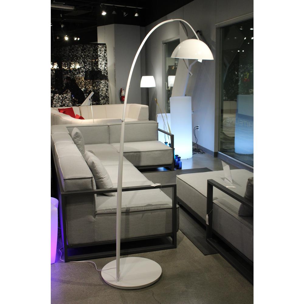 79" X 90.5" White Carbon Floor Lamp - 372214. Picture 3