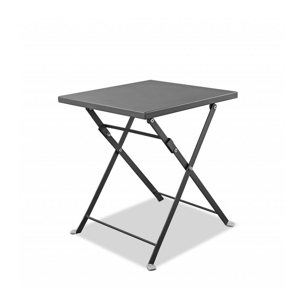 16 X 16 X 18 Powder Aluminum Side Table. Picture 1