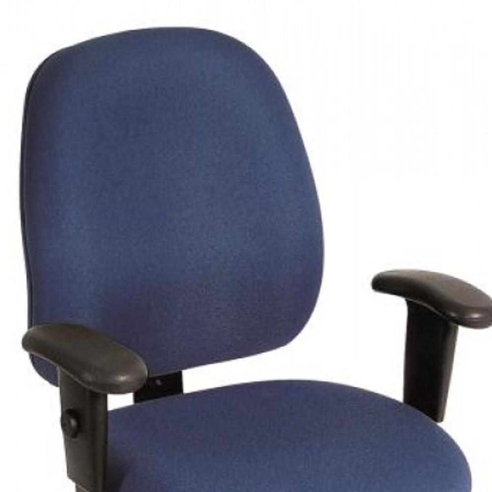 29.5" x 26" x 37" Navy Tilt Tension Control Fabric Chair. Picture 4