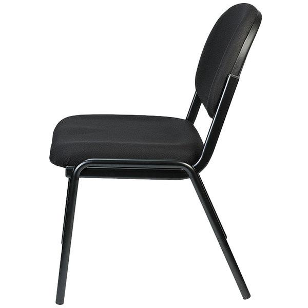 Set of 2 Deluxe Black Fabric Guest Chair - 372341. Picture 2