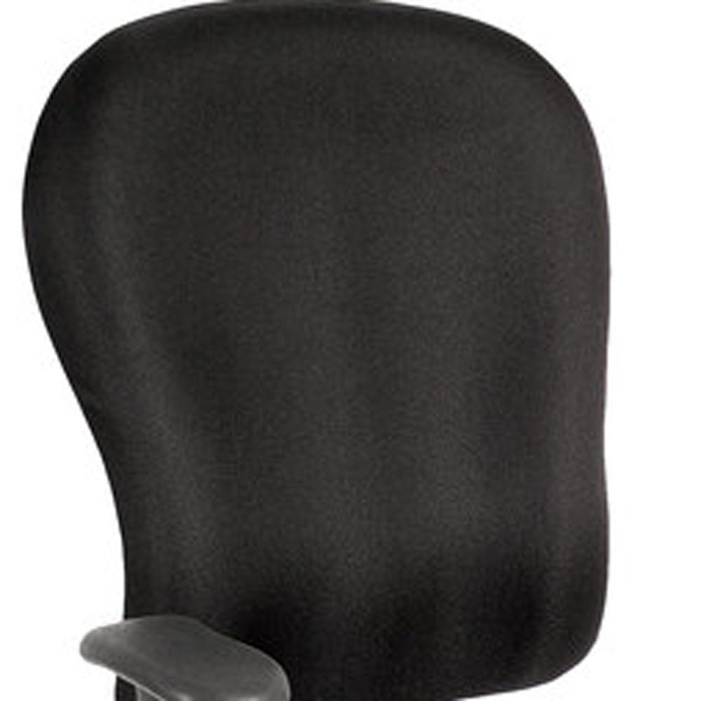 29" x 26" x 40.5" Black Fabric Chair. Picture 5