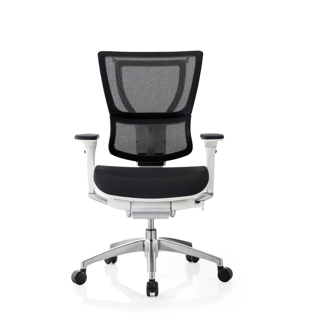 26" x 26" x 40.8" White Mesh Tilt Tension Control Chair. Picture 3