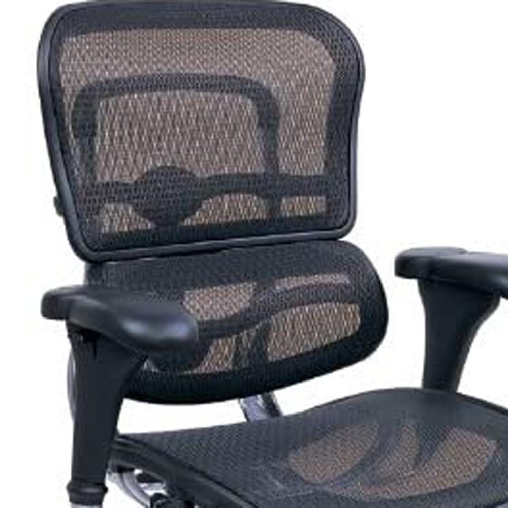 26.5" x 29" x 39.5" Black Mesh Chair. Picture 4