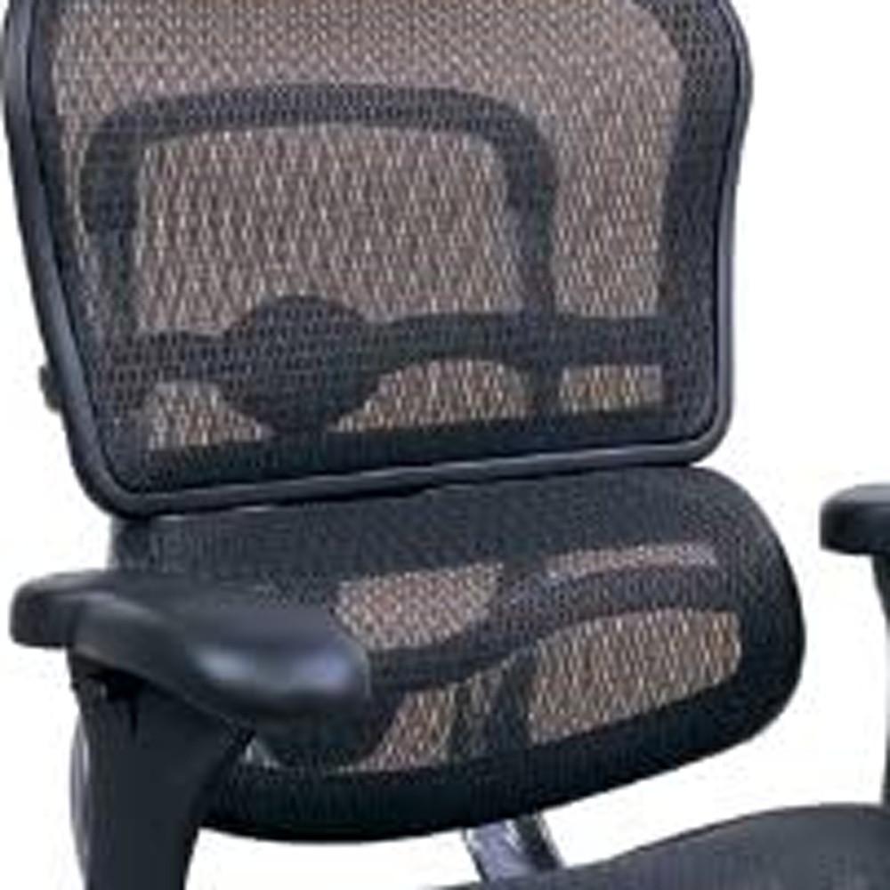 26.5" x 29" x 39.5" Black Mesh Chair. Picture 5