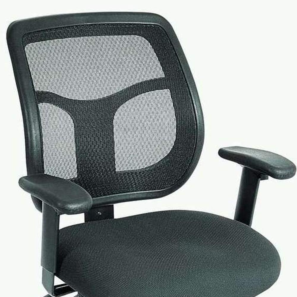 26" x 20" x 36" Black Mesh   Fabric Chair. Picture 4