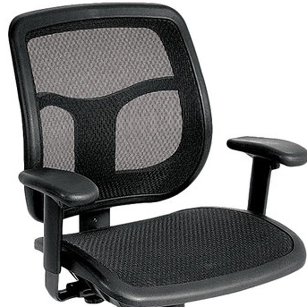 26" x 20" x 36" Black Mesh Chair. Picture 4