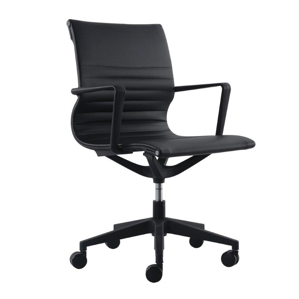 23.8" x 20.8" x 35.8" Black Mesh Flex Tilt Chair. Picture 1