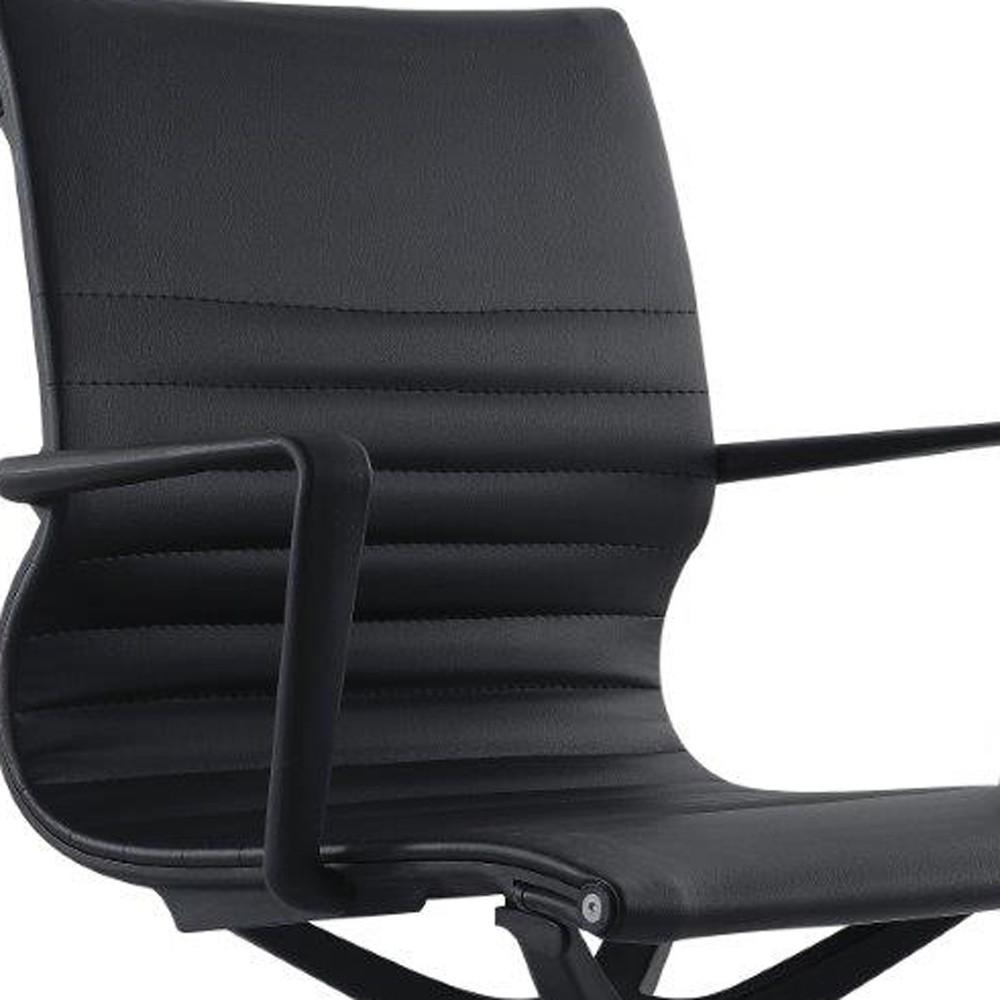 23.8" x 20.8" x 35.8" Black Mesh Flex Tilt Chair. Picture 5