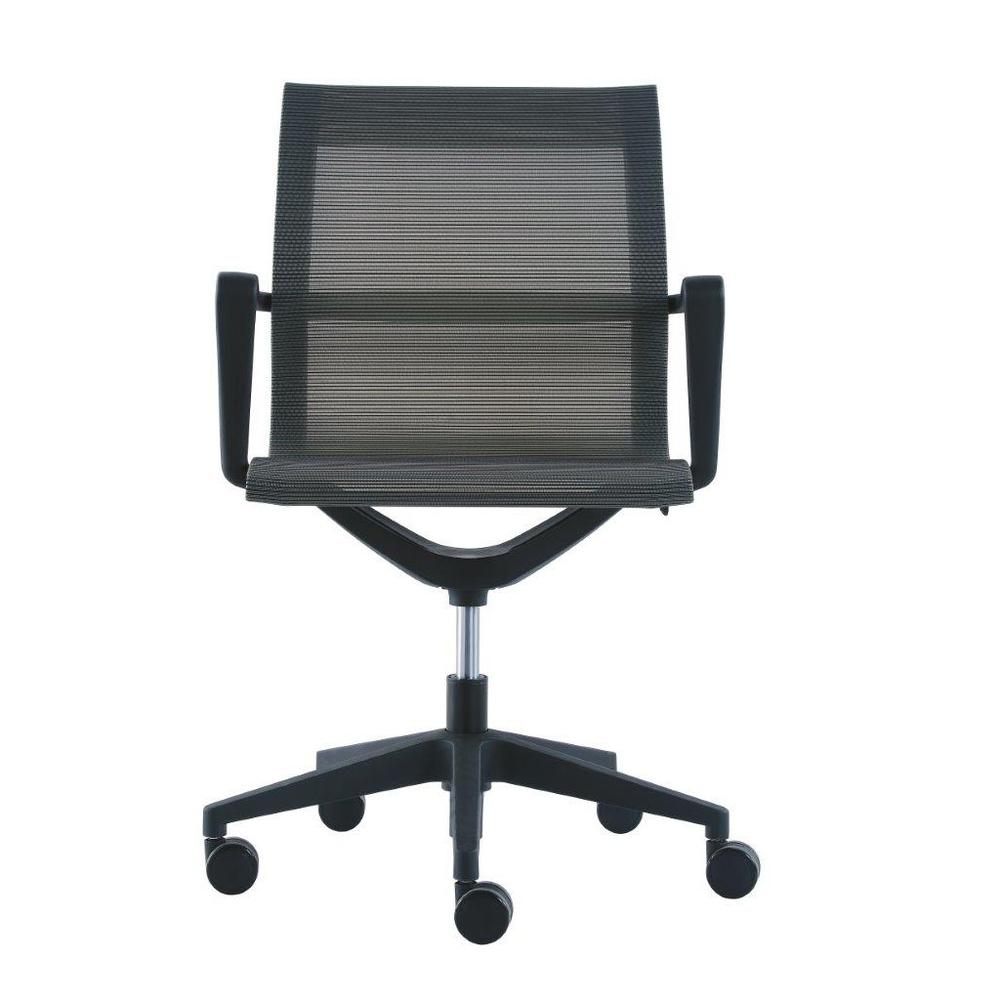 23.8" x 20.8" x 35.8" Charcoal Mesh Flex Tilt Chair. Picture 3