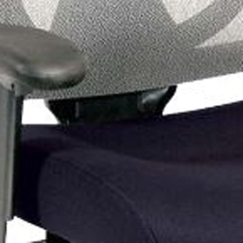 27.2" x 25.6" x 39.8"Denim Mesh/Fabric Chair. Picture 5