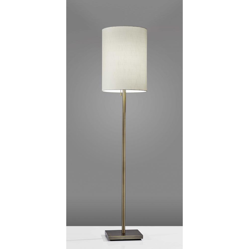 Floor Lamp Classic Silhouette Brass Metal. The main picture.