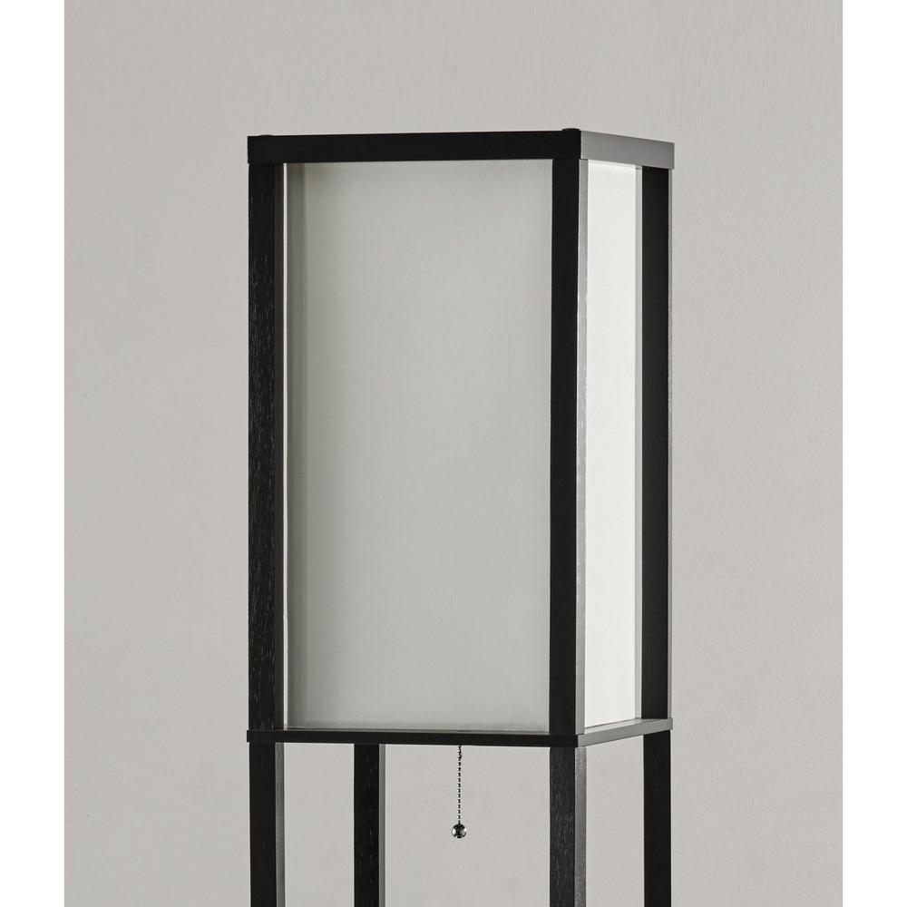 72" H Sleek Column Style Floor Lamp with Storage. Picture 2