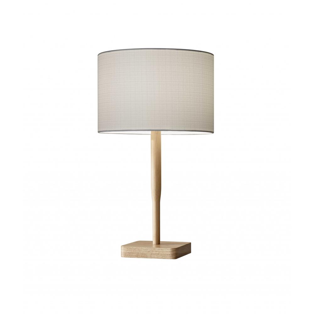 Cozy Cabin Natural Wood Table Lamp - 372673. Picture 1