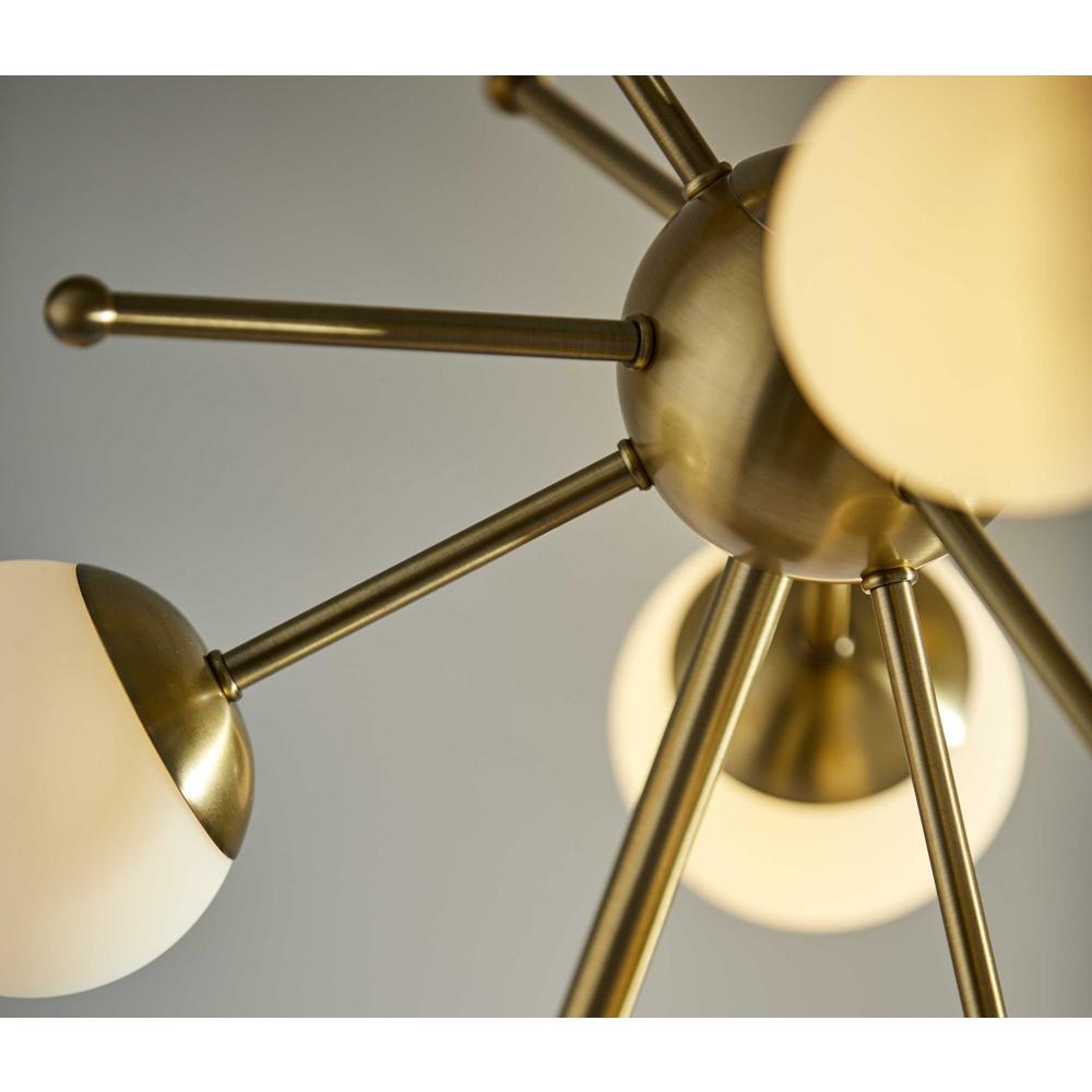 Orbital Sphere Brass LED Table Lamp - 372721. Picture 4