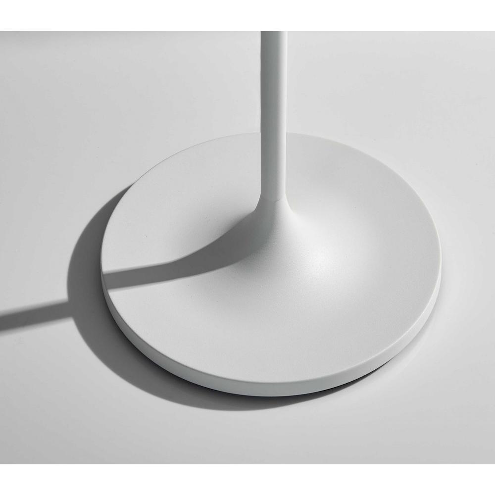 White on White Metal Floor Lamp - 372791. Picture 2