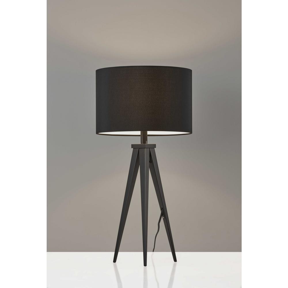 Treble Black Metal Table Lamp - 372801. Picture 1