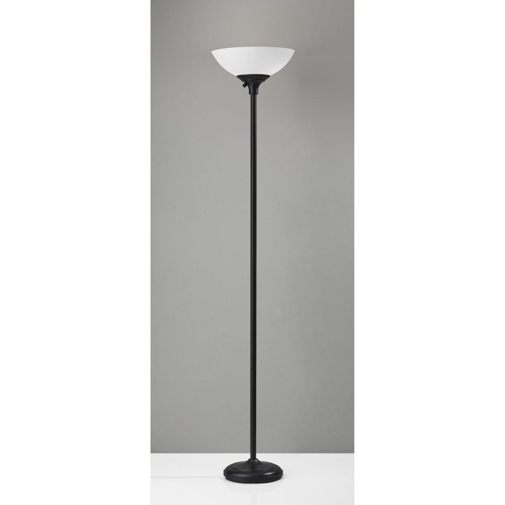 Tailored Black Metal Torchiere with Bright Illumination - 372813. Picture 2