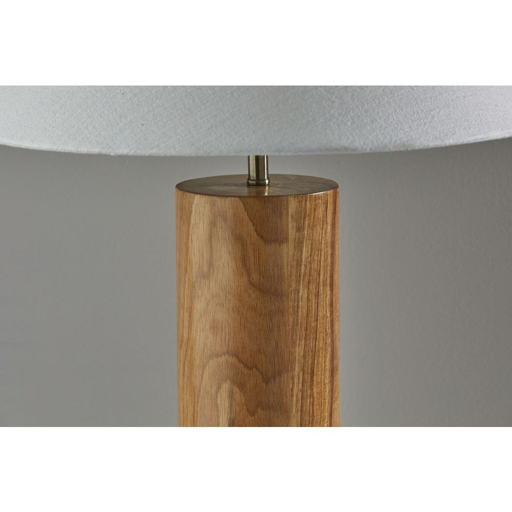 Canopy Natural Wood Block Table Lamp - 372832. Picture 3