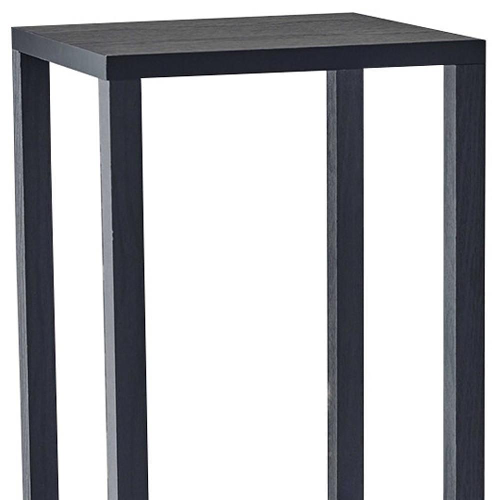 35" H Basic Black Book Case End Table. Picture 5