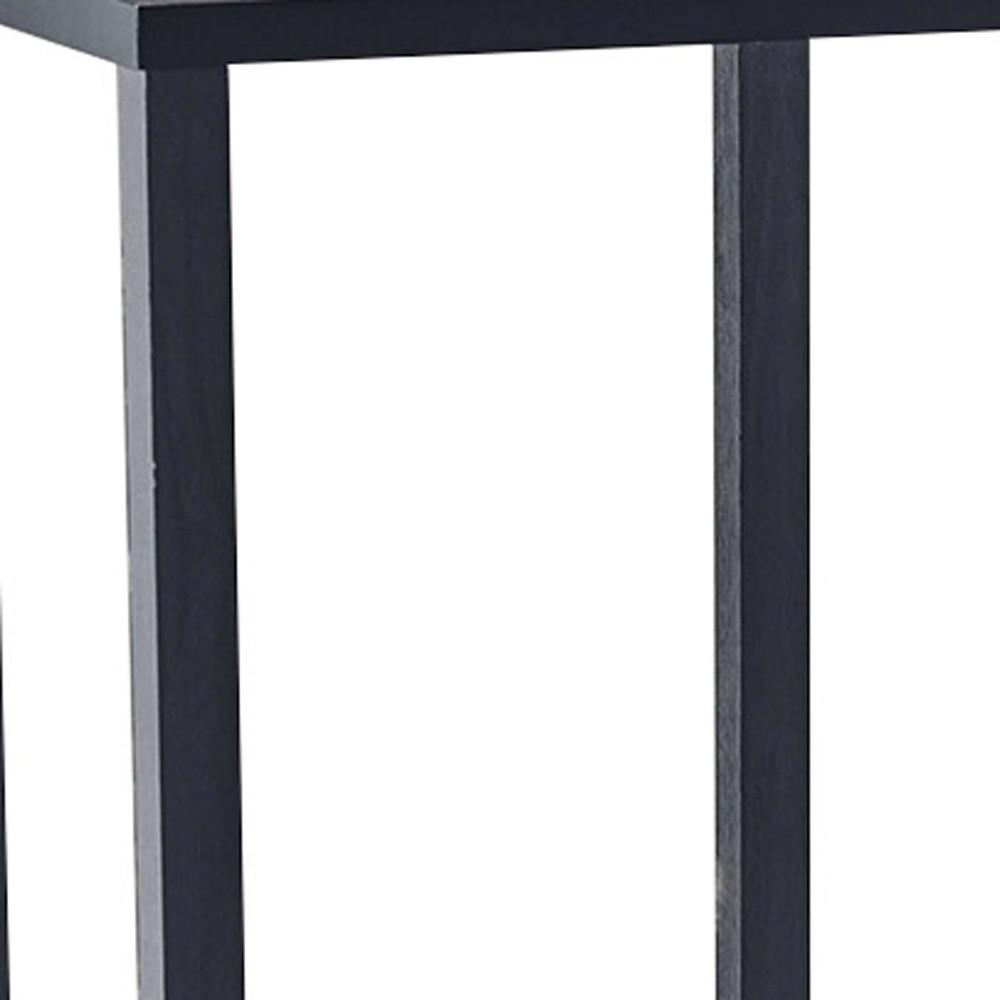 35" H Basic Black Book Case End Table. Picture 6