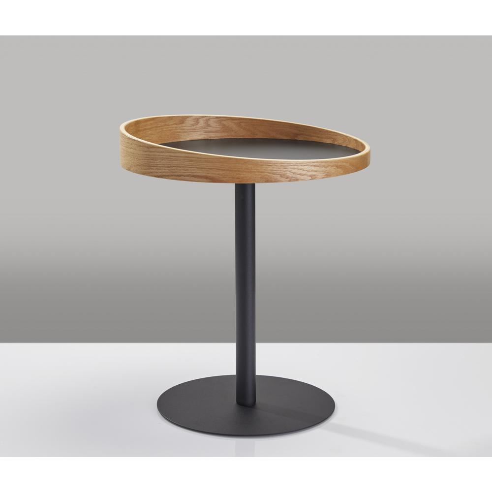Black Mod Wood End or Side Table - 372969. Picture 2