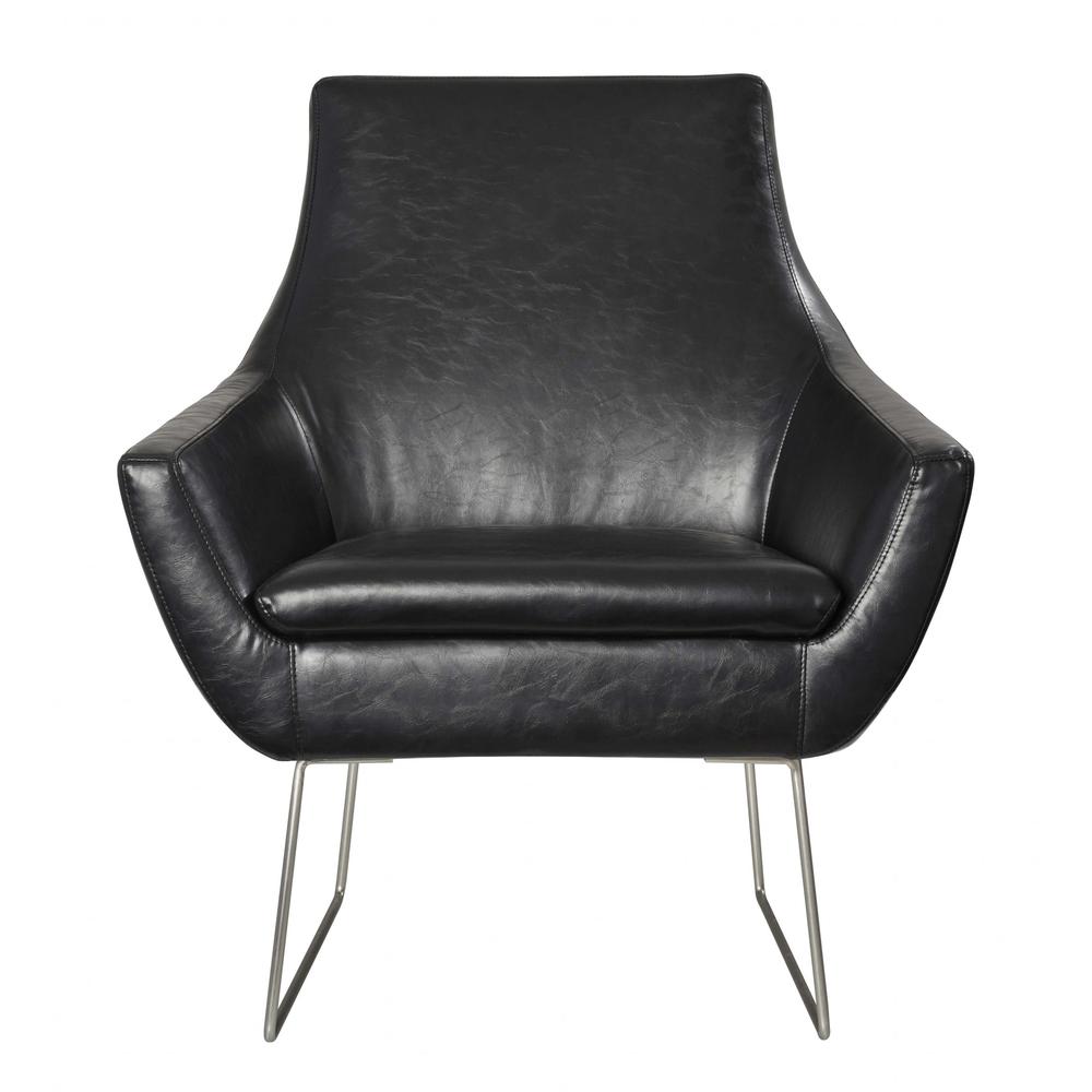 33" X 30.5" X 37" Black  Chair - 372982. Picture 1