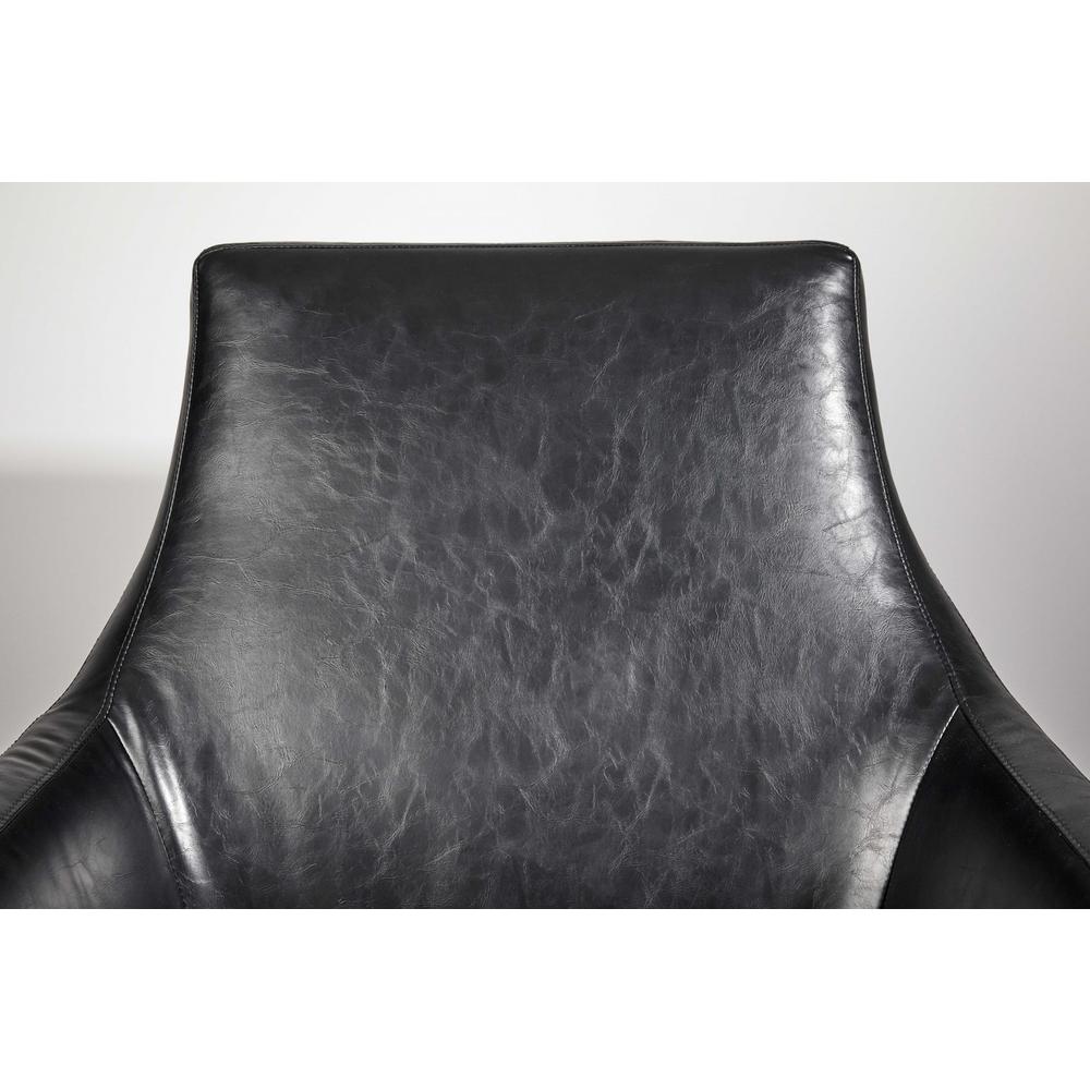 33" X 30.5" X 37" Black  Chair - 372982. Picture 4