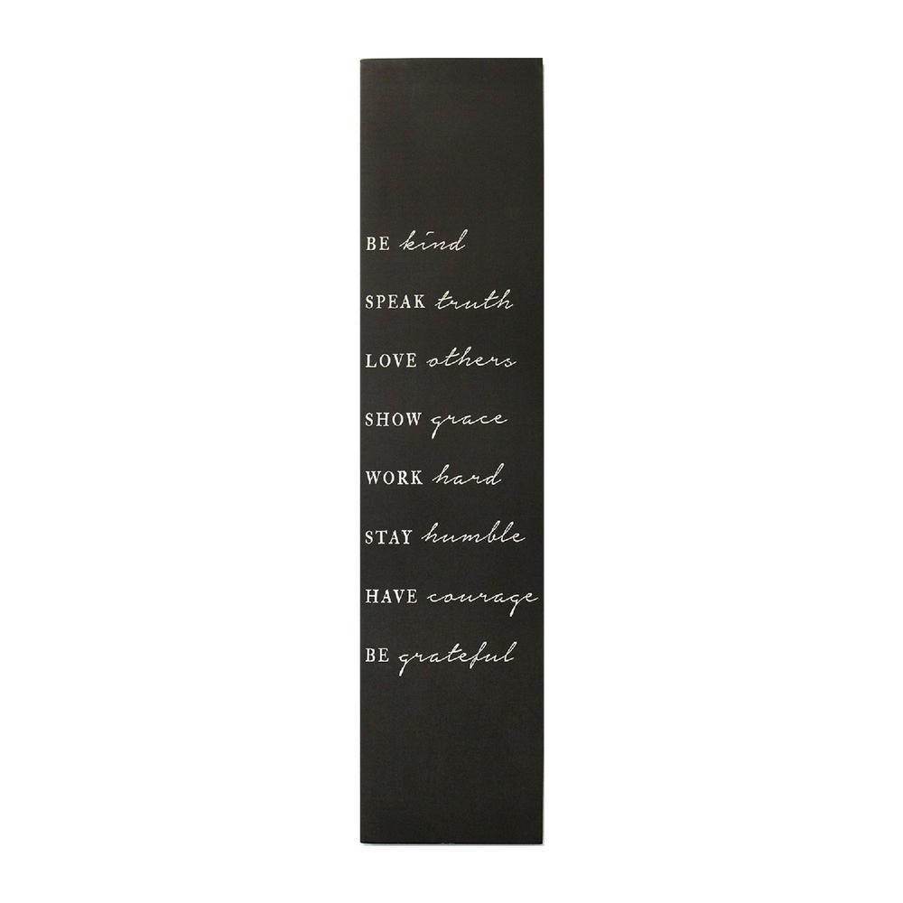 Matte Black "Be Kind" Wall Decor - 373190. Picture 1