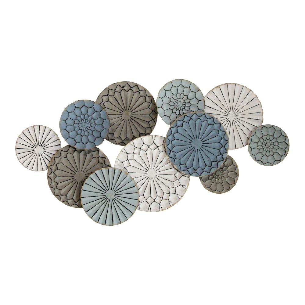 Boho-Inspired Metal Plates Wall Decor - 373223. Picture 1