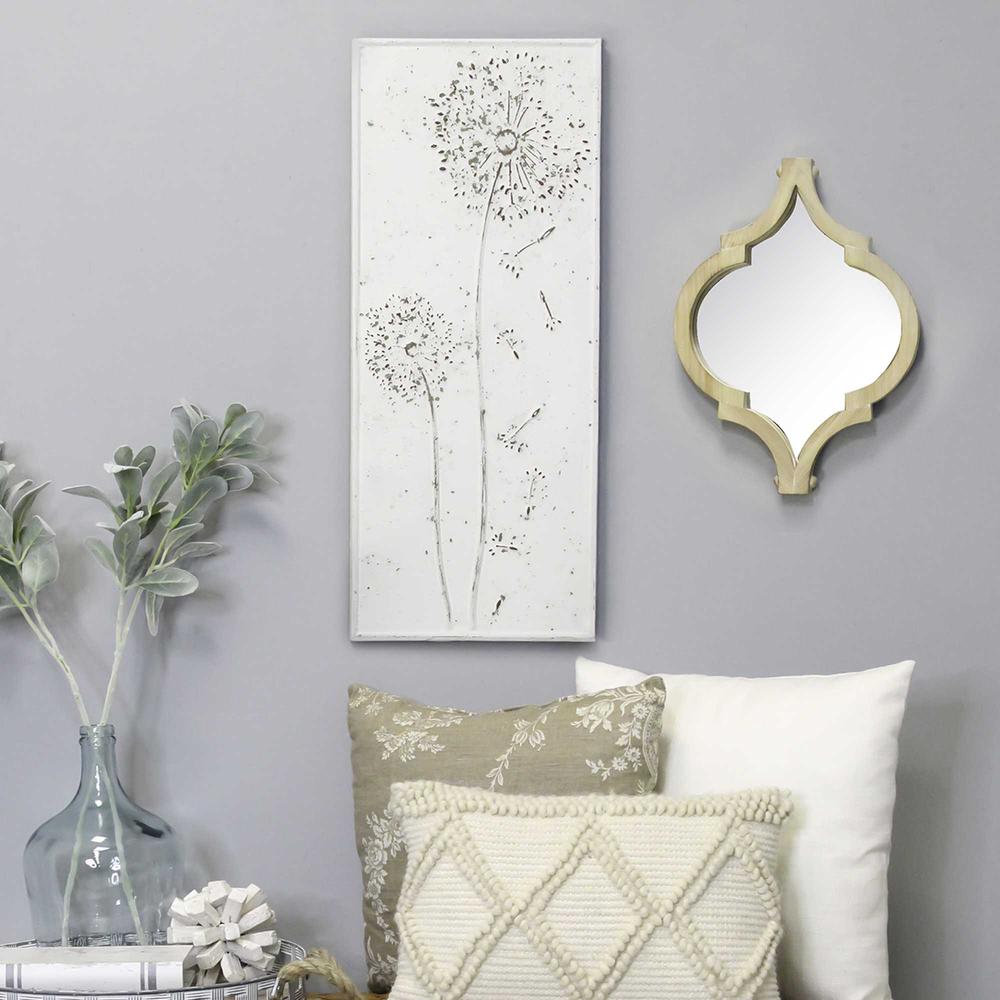 Floral Dandelion Metal Panel Wall Decor - 373289. Picture 2